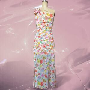 Romantic For Love & Lemon Desmona floral midi dress Size S